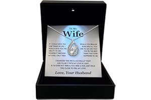 TRYNDI To My Wife Necklace from Husband - Soulmate, Girlfriend, Fiance Gift for Anniversary, Birthday, Christmas, Valentine's Day, Mother's Day - Romantic Wife Christmas Gift ideas