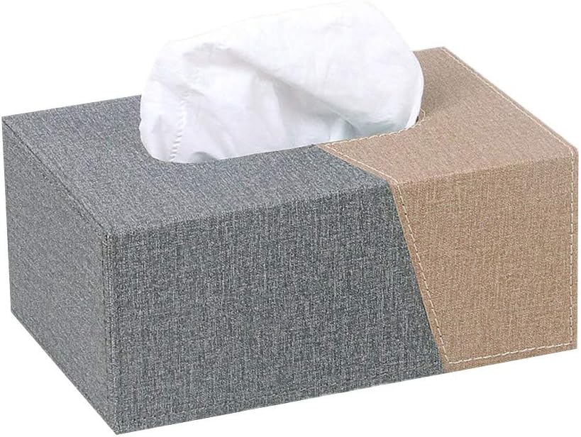 WPCASE Tissue Box Holders Rectangular Tissue Holder Tissue Boxes Tissue Box Cover Tissue Box Holders Tissue Box Covers Cube Toilet Wipes Dispenser Box Tissue Box Tissue Paper Boxes Tissue Box gray