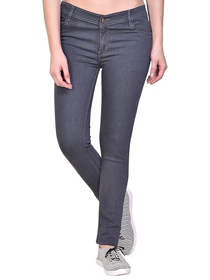 grey slim jeans womens