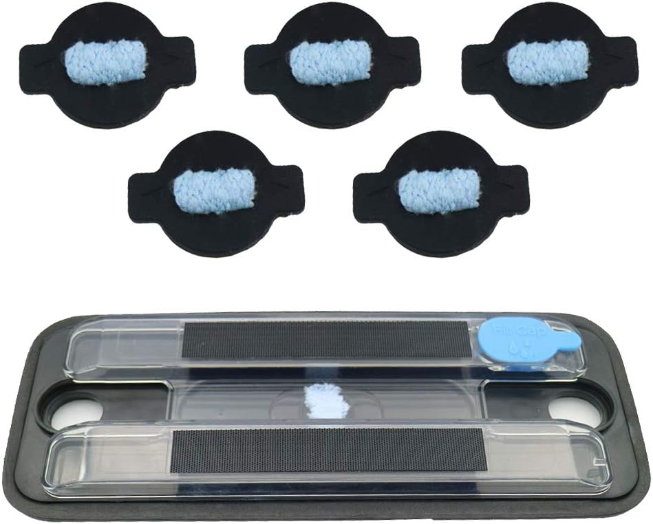 VacFit Pro Clean Wicks & Reservoir Pad Kit for iRobot Braava 320 380 380t 5200 Mint5200C 4200A 4205 Mopping Cloth Water Wick Cap Vacumm Cleaner Part 6pcs