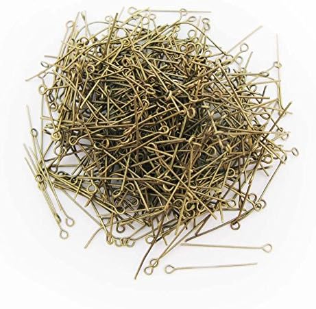 VILAVI 500pcs Antique Bronze 50MM Eye Pins Ytt0313