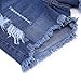 Goddess Area Women's Casual Mid Waisted Distressed Ripped Stretch Denim Shorts Jeans