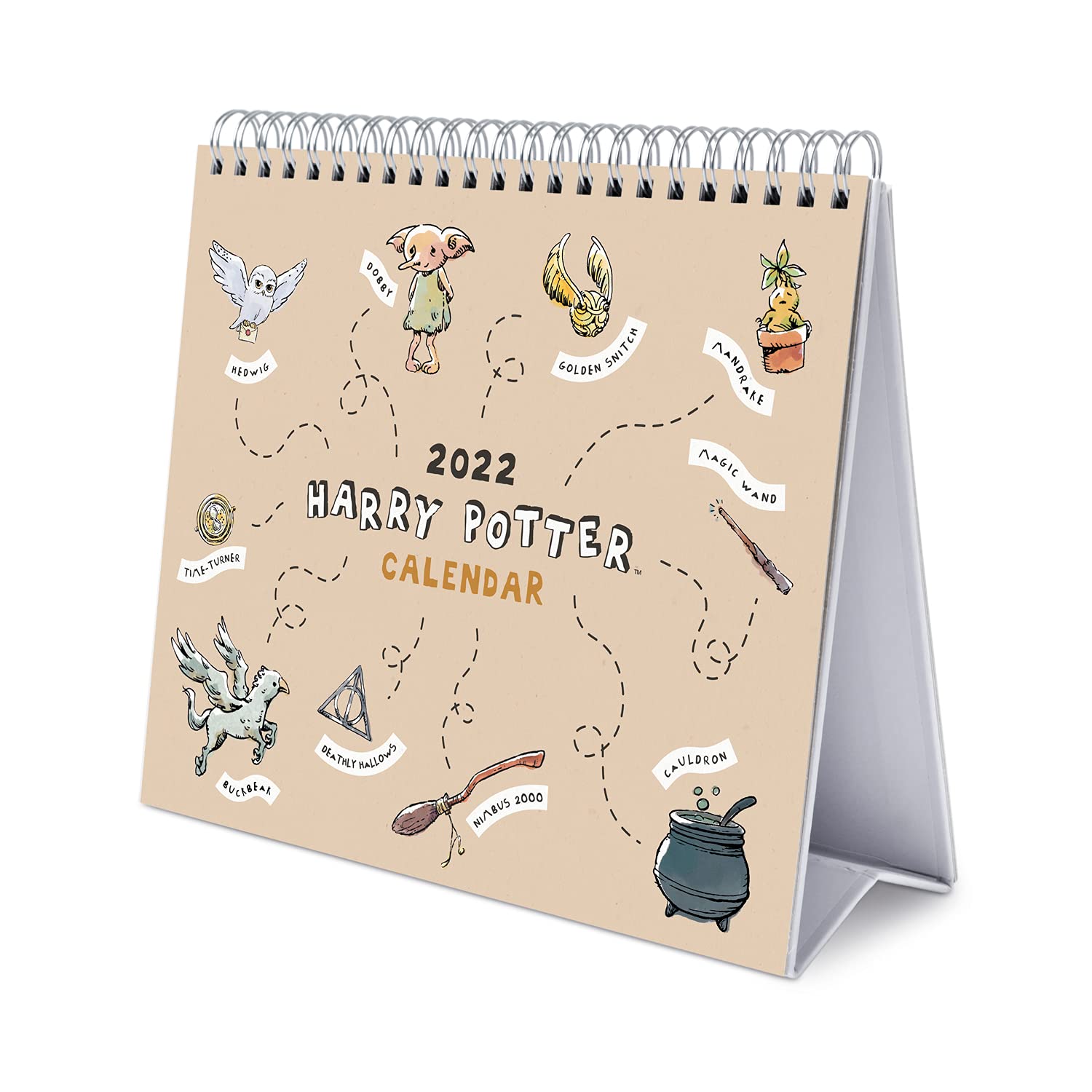 Official Harry Potter Calendar 2022 - Desktop Calendar 2022 Harry Potter Desk Calendar 2022-12 Month 2022 Planner - Harry Potter Gifts
