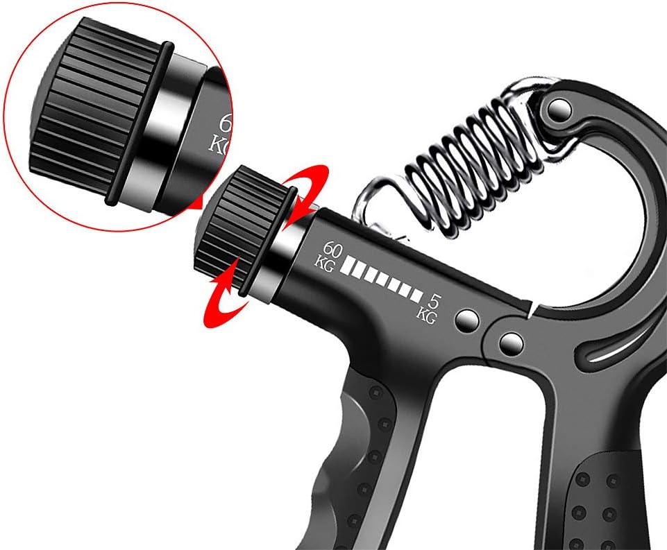 EVQ Upgrade Version Hand Grip Strengthener, Hand Exerciser, Finger Exercise, Strength Trainer Non-Slip Handles, Automatic Counting : Sports & Outdoors