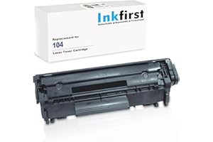Inkfirst Compatible Toner Cartridge Replacement for Canon 104 FX9 FX10 0263B001AA FAXPHONE L120 L90 imageCLASS D480 MF4150 MF