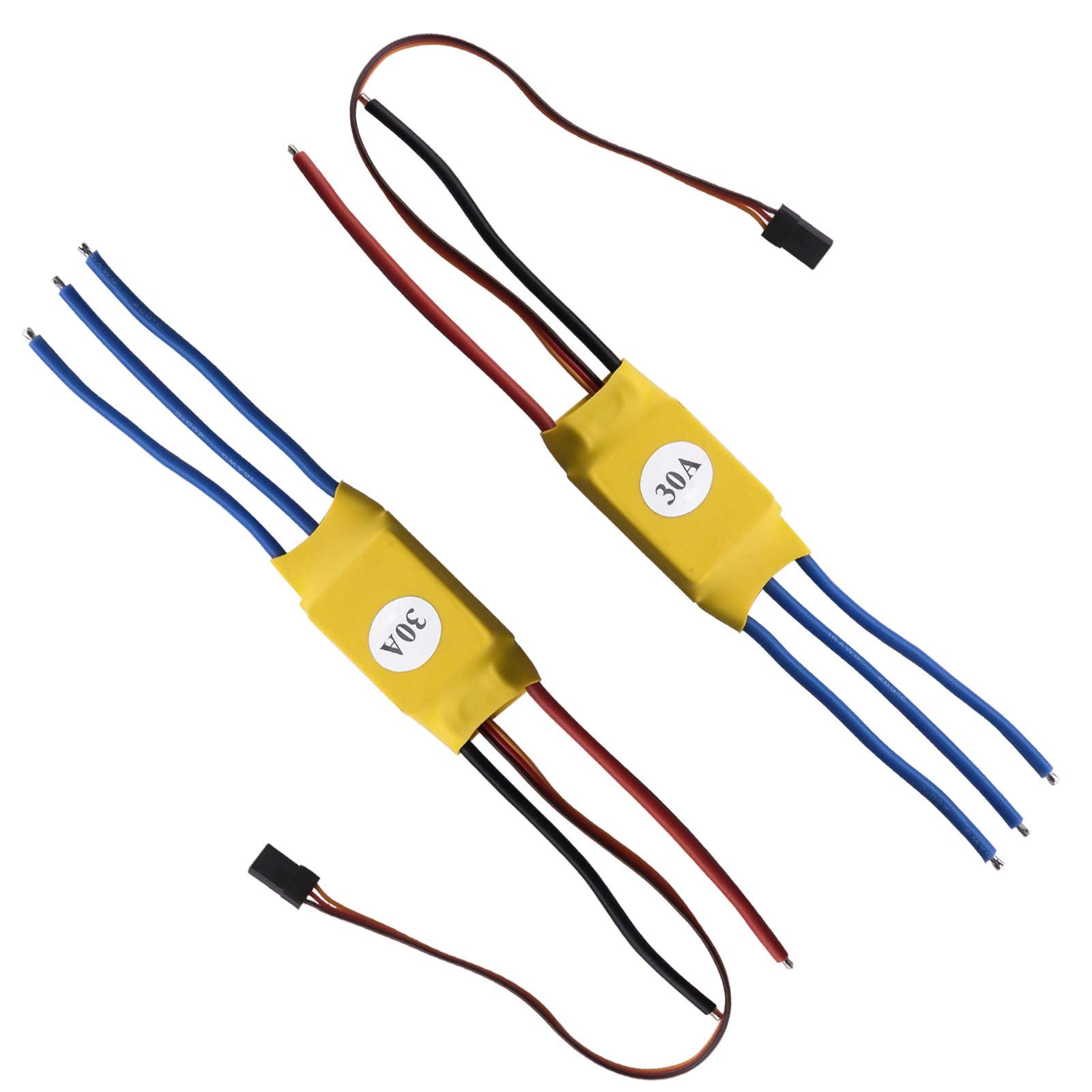 Create idea 2 Pcs XXD 30A RC Brushless Motor Electric Speed Controller ESC Yellow For Airplane Quadcopter Drone Model Helicopter Parts