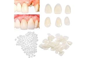 HEALTHYARE Tooth Repair Kit-Thermal Fitting Beads Granules and Fake Teeth for Fixing Missing and Broken Tooth
