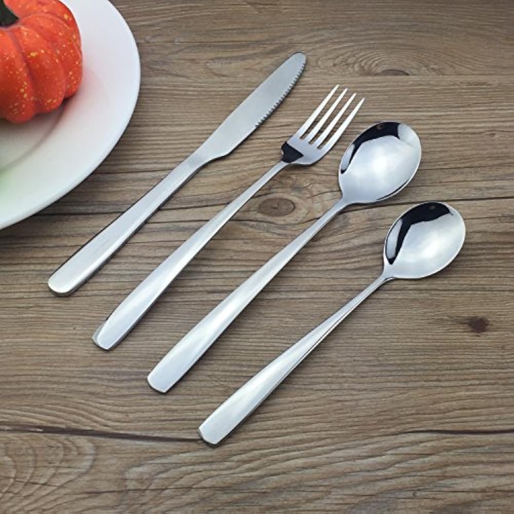 Flatware Sets Stainless 18/10 Steel Silverware Cutlery Set, Kitchen