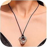 Frodete Statement Necklace for Women Chunky Gold Necklaces Long Pendant Necklace Boho Necklaces Gold Pendant Jewelry Cowboy Chic Style Cowgirl Outfit