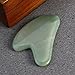 Rosenice Aventurine Massaging Scraping Massage Tools Natural Stone Board guasha Stone for SPA Acupuncture