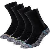 Kodal Copper Infused Crew Socks Business Athletic Moisture Wicking Odor Free Comfortable for All Day Wear (4/5 Pairs)