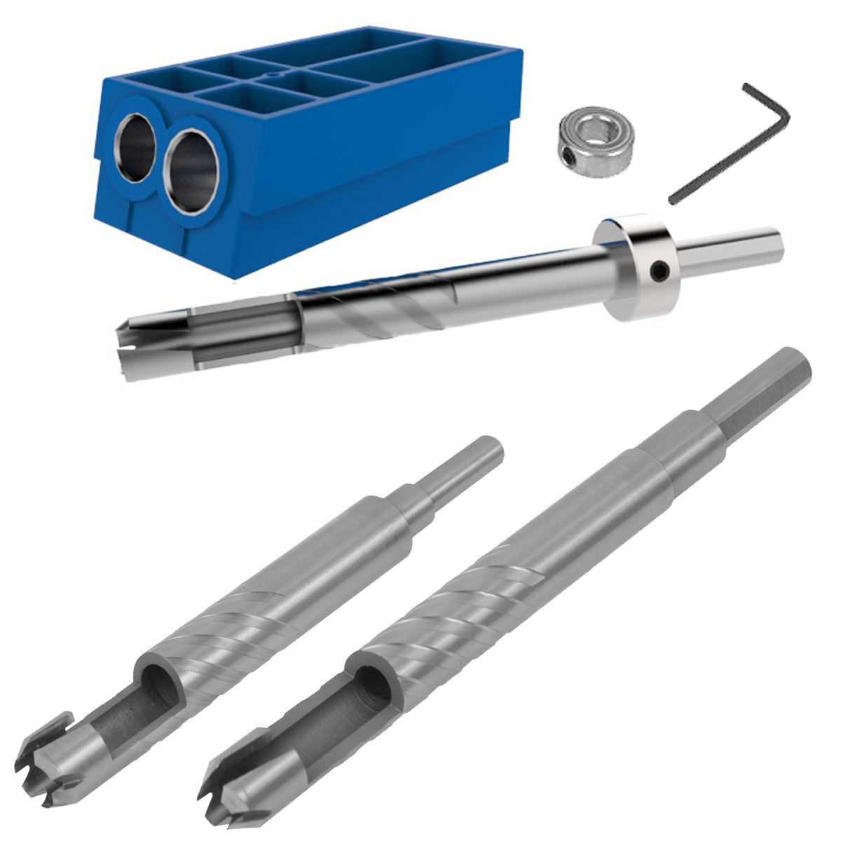 Kreg Pocket Hole Plug Cutter Master Pack Hardened Fits into Kreg Jig K3