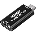 ORIVISION Audio Video Capture Cards Cam Link Card HDMI to USB 2.0 Full HD Record via DSLR Camcorder Action Cam for Acquisition Live Streaming Gaming Teaching Conference（Support VLC/OBS/Amcap）