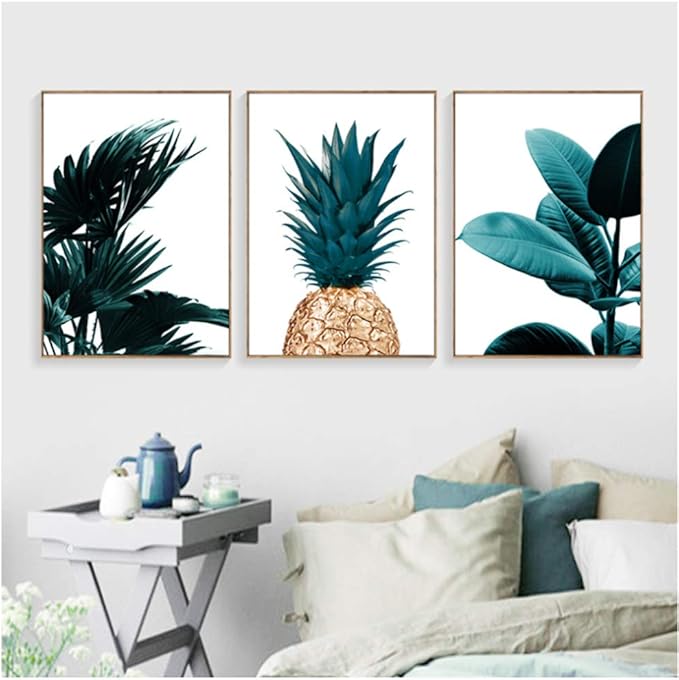 YISASA Carteles e Impresiones Piña Arte de la Pared Pintura de la Lona