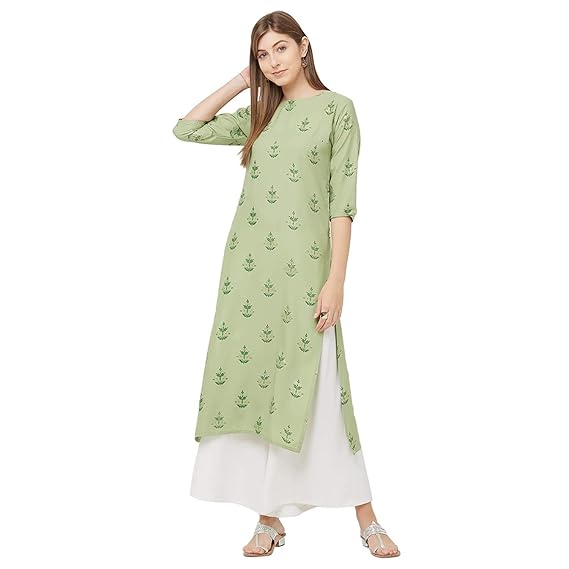 Women's Crepe Straight Kurta