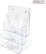 Deflecto 3-Tier 6-Pocket DL Size Portrait Literature Holder view 4