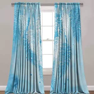 LCGGDB Native American Blackout Curtains,Watercolors Style Digital Made