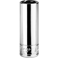 Crescent 1/4 Drive 6 Point Deep Metric Socket - 13mm, CDDS20N