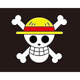 Amazon Com Anime Room Decor 3x5 Feet One Piece Flag Outdoor Banner Sign Tapestry Wall Hanging Decor Boys Room Decor Luffy S Straw Hat Pirate Flag