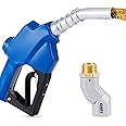 Orion Motor Tech 1" NPT Automatic Fuel Nozzle Kit, Auto Shut Off Fuel Nozzle with 360° Hose Swivel, Gas Fuel Transfer Refilling Nozzle with 1-3/16" Spout 32 gpm for Gasoline Diesel Kerosene