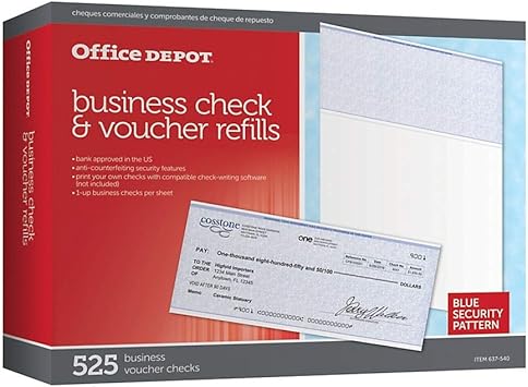 Office Depot Standard Check Refill Pack 1 Part 9297 By Office