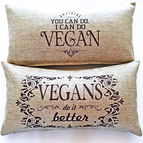 Vegan products gift Throw Pillow