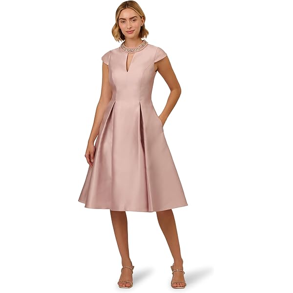 Amazon.com: Adrianna Papell Women's Two Toned Mikado Midi Dress Black/Ivory 2 : Clothing, Shoes & Jewelry Amazon.com: Adrianna Papell Women's Two Toned Mikado Midi Dress Black/Ivory 2 : Clothing, Shoes & Jewelry