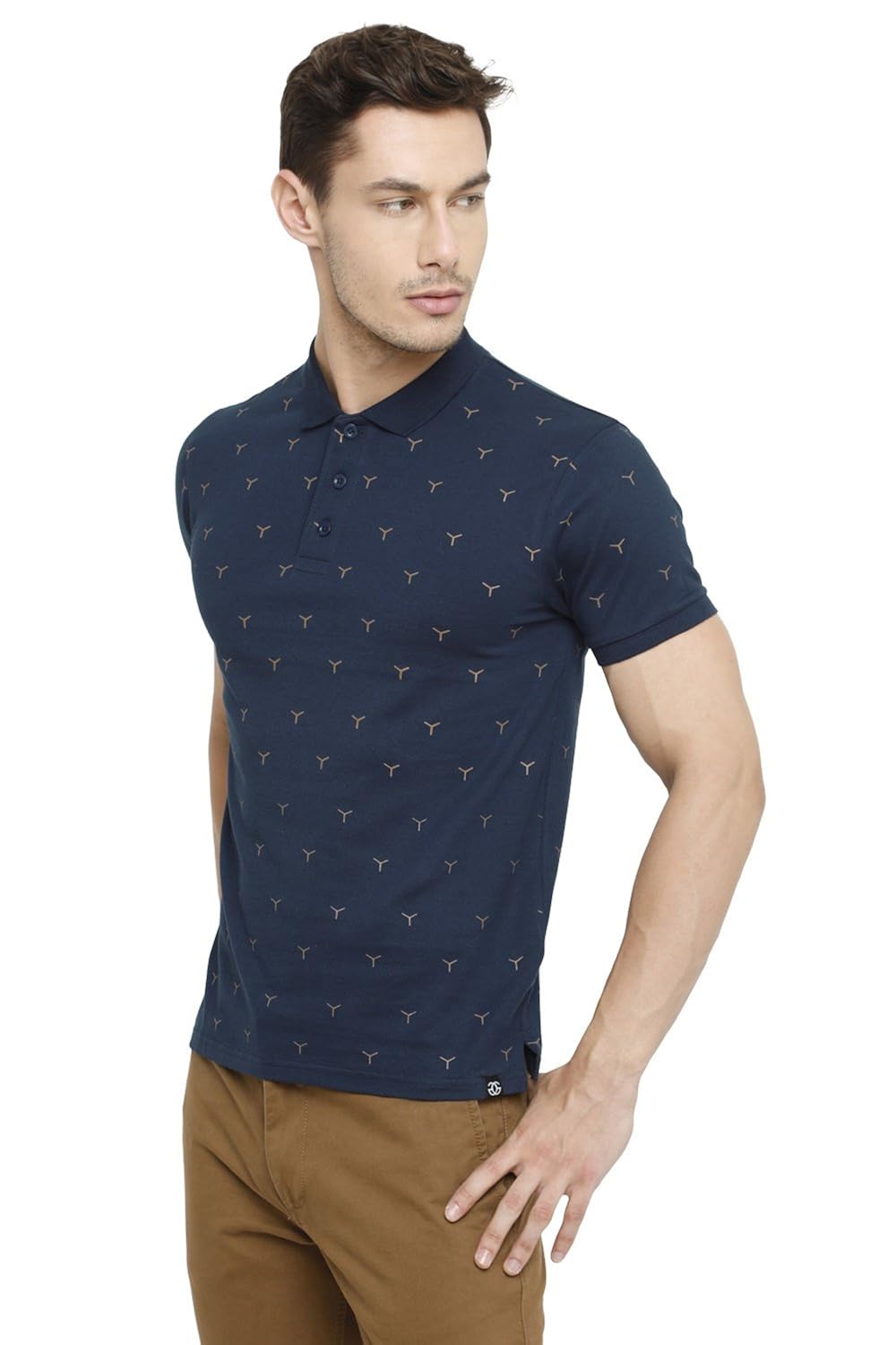 genius18 men's cotton t-shirt