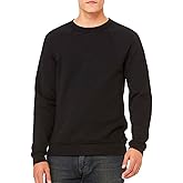 Bella + Canvas Unisex Sponge Fleece Crewneck Sweatshirt 2XL BLACK