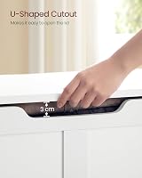 VASAGLE Storage Chest Bench 40x80x46 cm Cloud White LSB062T14 view 8