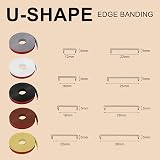 Flintronic U-Shaped Edge Banding TPE 5m 12mm Self-Adhesive Furniture Edge Trim view 6