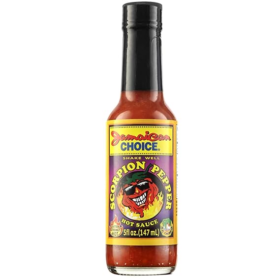 Jamaican Choice Scorpion Pepper Hot Sauce 5 Oz Grocery
