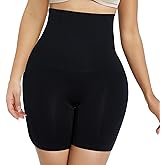 ShaperSwan Shapewear Shorts for Women, High Waisted Body Shaper Shorts, Tummy Control, Butt Lifter, Seamless Compression
