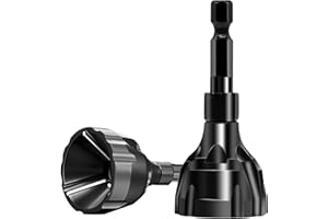 CZS Deburring Tool, HSS Hex Shank Deburring Tool for Metal, Bolt Thread Repair with Quick Release Shank Fits, 2 Pack