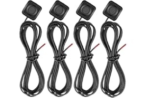 Gebildet 4pcs Momentary Push Button Switch, ON/Off Horn Buttons, 0.5A Surface Mount Mini Switches for 12V-24V Car Horn, Indus