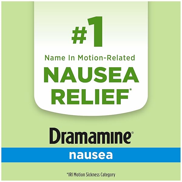 DRAMAMINE NAUSEA LONG LASTING, NAUSEA RELIEF, 10 COUNT