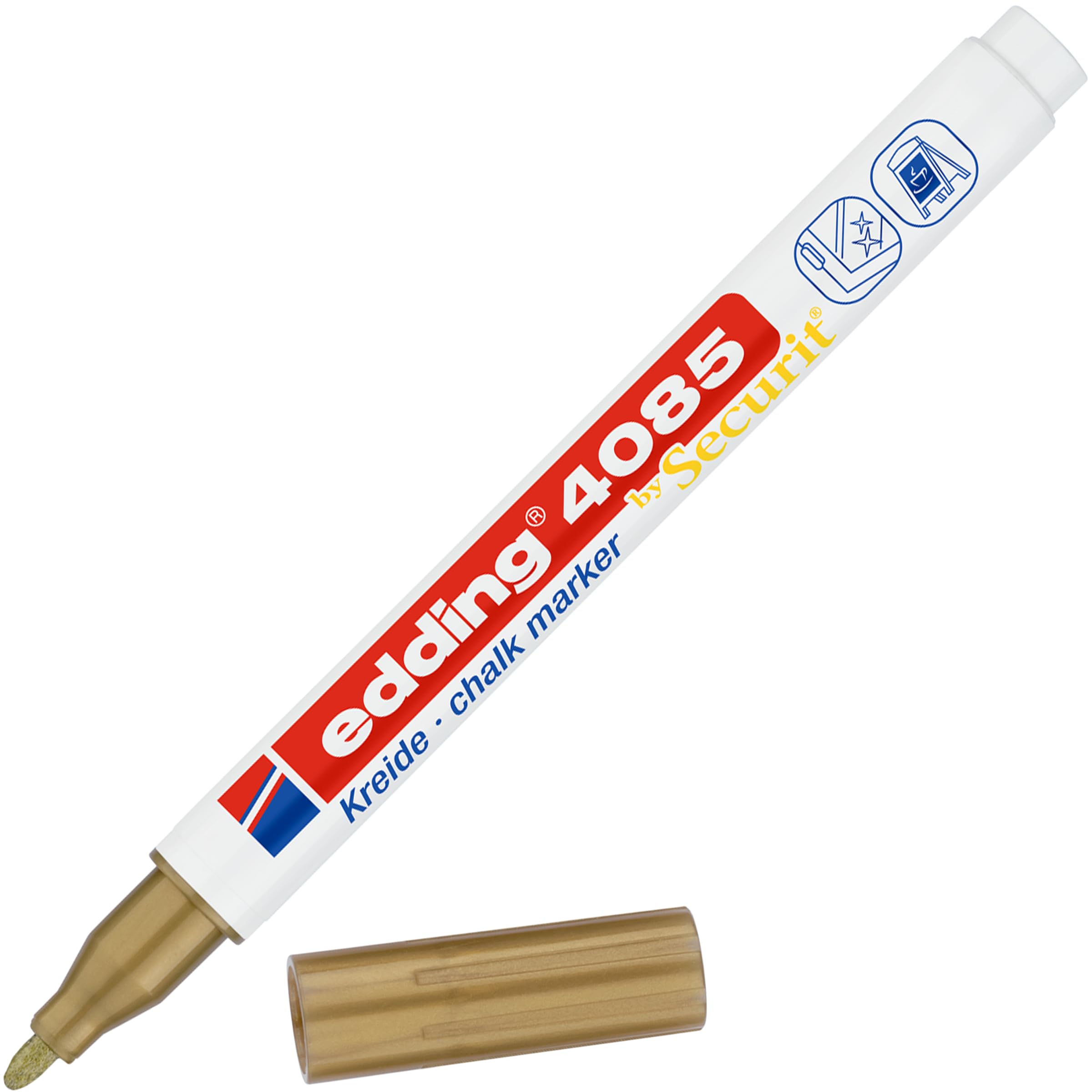 edding 4085 chalk marker Bullet Gold 1 pc(s)