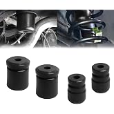 ATZTNUO 1-1303 1-1304 Bump Stop Kit Fits Jeep Wrangler JK 2007-2018 | Fits 2007-2018 Jeep Wrangler JK JKU Sport Rubicon Sahara Unlimited Polyurethane Front &amp; Rear Bump Stops, Black 4PCS