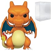 Pokemon Charizard Pop! Vinyl Figure (Bundled with Compatible Pop Box Protector Case),Multicolored,3.75 inches
