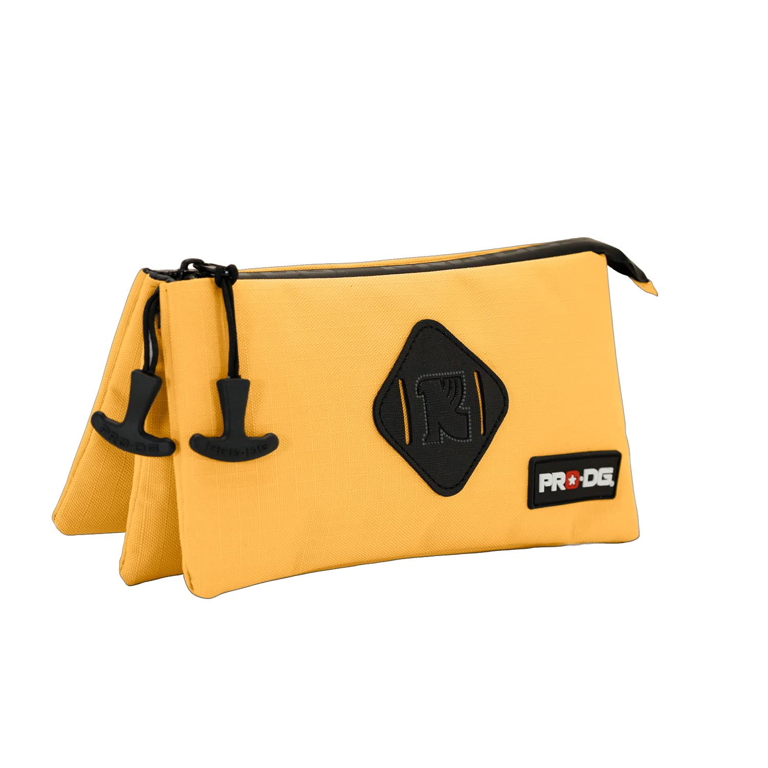 PRODG Yellow-Smart Triple Pencil Case, Yellow