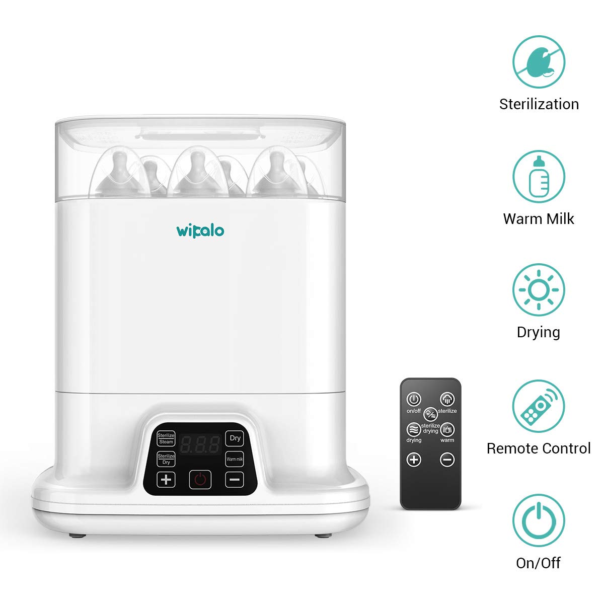 baby bottle electric steam sterilizer and dryer