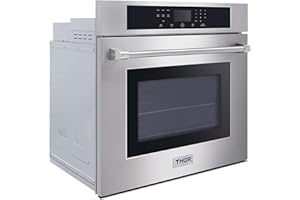 THOR Kitchen Professional 30-Inch Electric Convection Wall Oven in Stainless Steel - Model HEW3001
