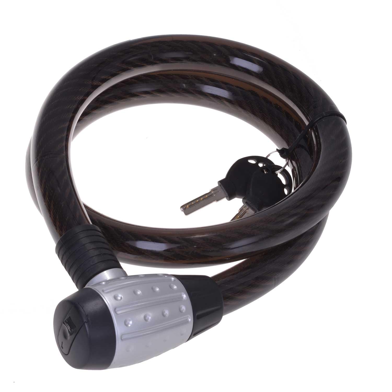 Filmer Spiral Cable Lock - Black, 25 x 1200 mm