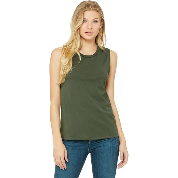 ToBeInStyle Women's Sleeveless Oversized Tank Tops – Flowy Racerback Tanks In Multiple Colors