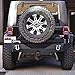 Tuff Stuff Rear Bumper & Tire Carrier W/Aluminum Handle, Textured Black, 07-18 Jeep Wrang JK