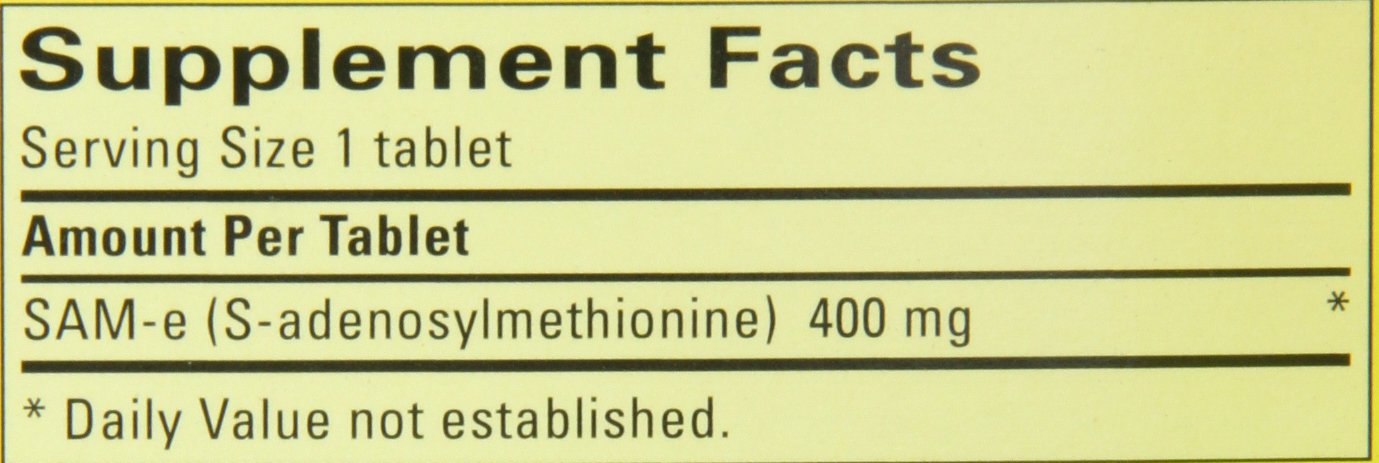 Nature Made SAM-e Complete 400 mg - 60 Enteric Coated ...