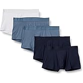 Amazon Essentials Men's Cotton Jersey Boxer Shorts Underwear, Pack of 5