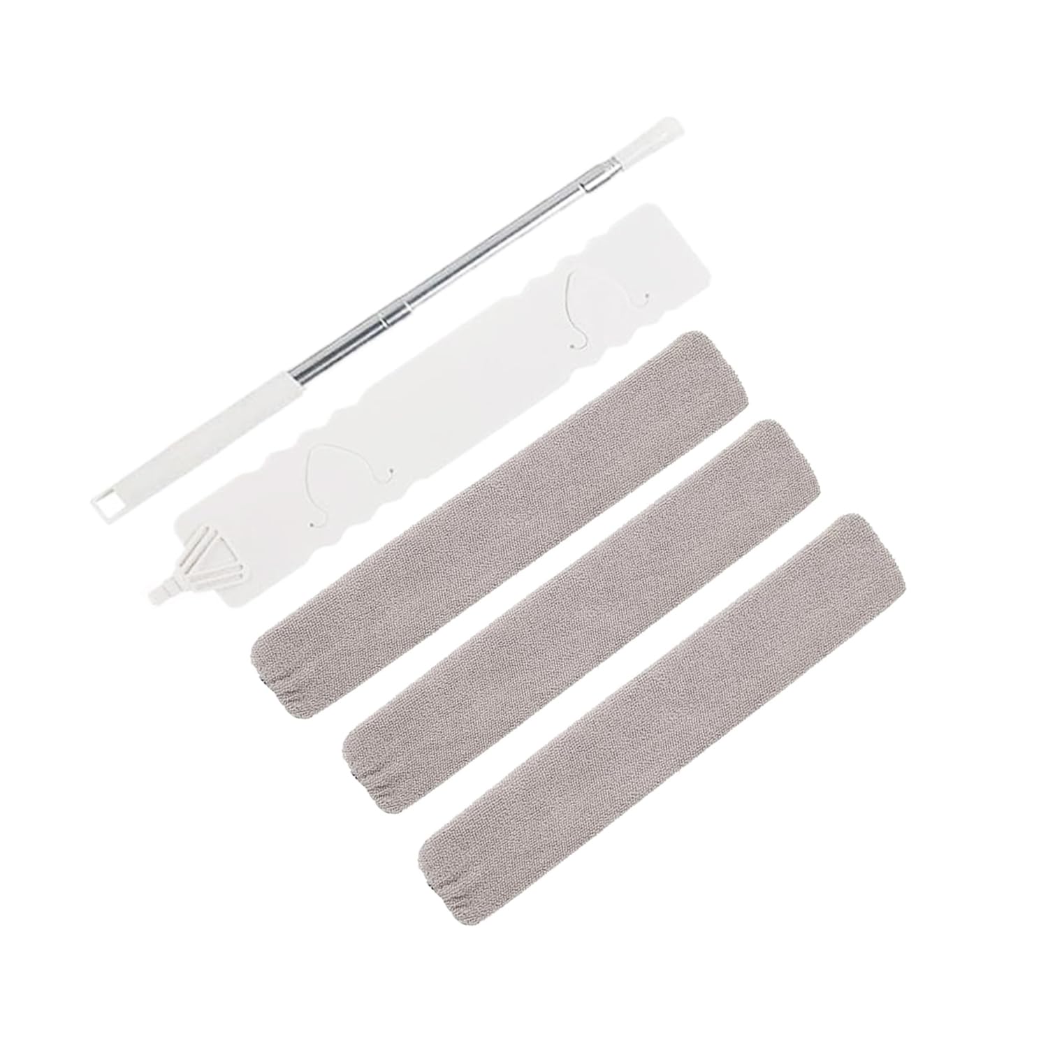 JEBBLAS Gap Dust Brush Under Appliances Cleaning Tool with Telescoping Long Handle… Grey