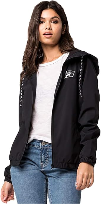 burgundy vans windbreaker