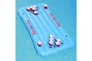 Stylebest Beer Pong Air Mattress Beer Pong Table 57 x 23.6 Inch Inflatable Beer Pong Air Mattress Beer Pong Table Pool Party 